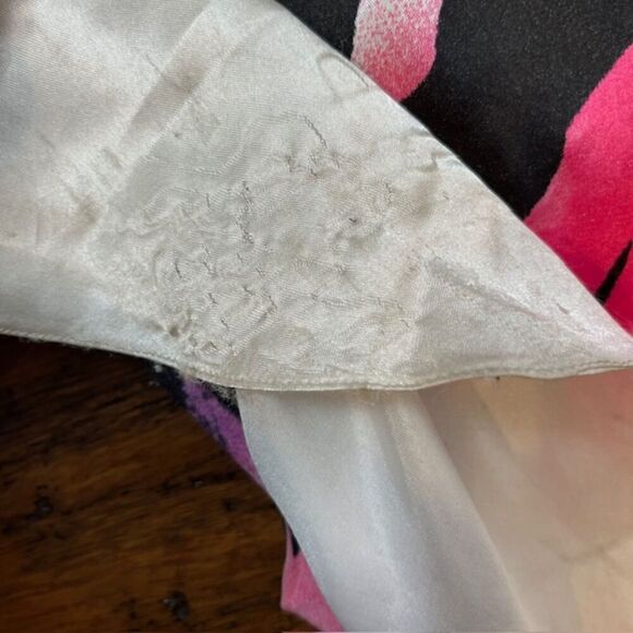 La Femme Formal Gown Sequin Strappy Animal Print Sexy Black White Pink Size 00 - Picture 12 of 16